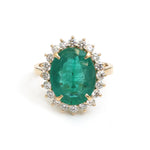 Emerald Diamond Ring