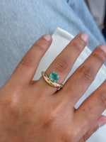 Emerald Diamond Ring