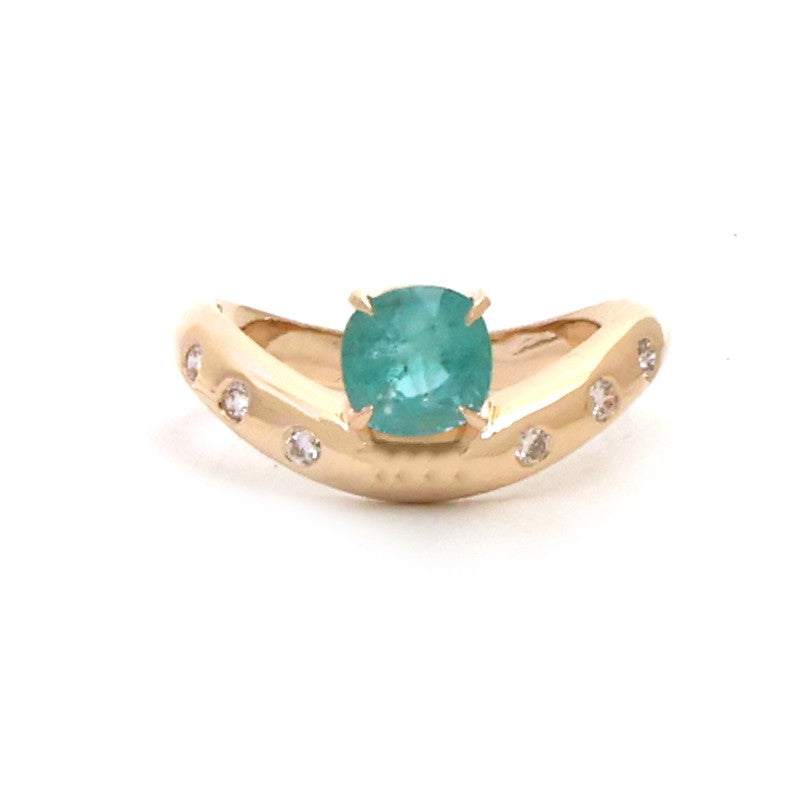 Emerald Diamond Ring