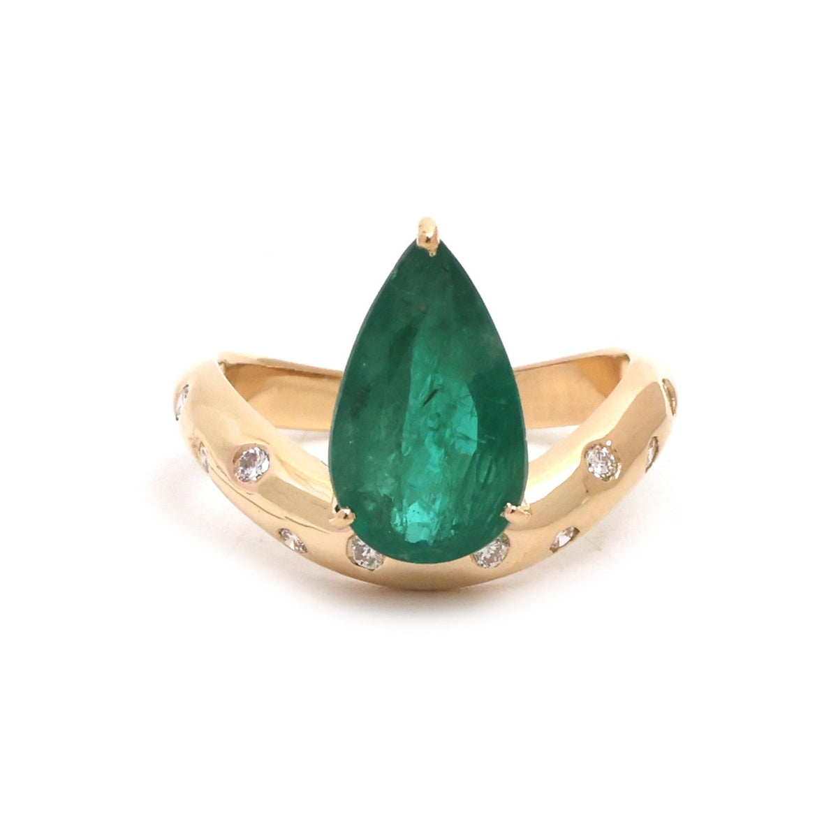 Emerald Diamond Ring