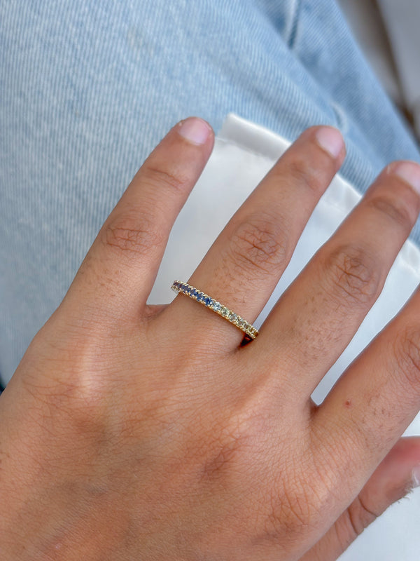 Rainbow Sapphire Ring