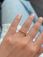 Rainbow Sapphire Ring