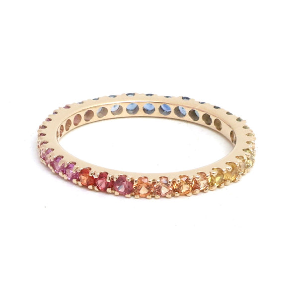 Rainbow Sapphire Ring