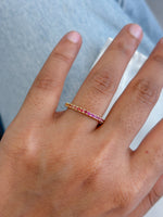 Rainbow Sapphire Ring