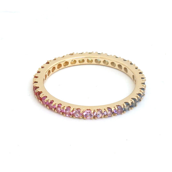 Rainbow Sapphire Ring