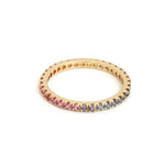 Rainbow Sapphire Ring