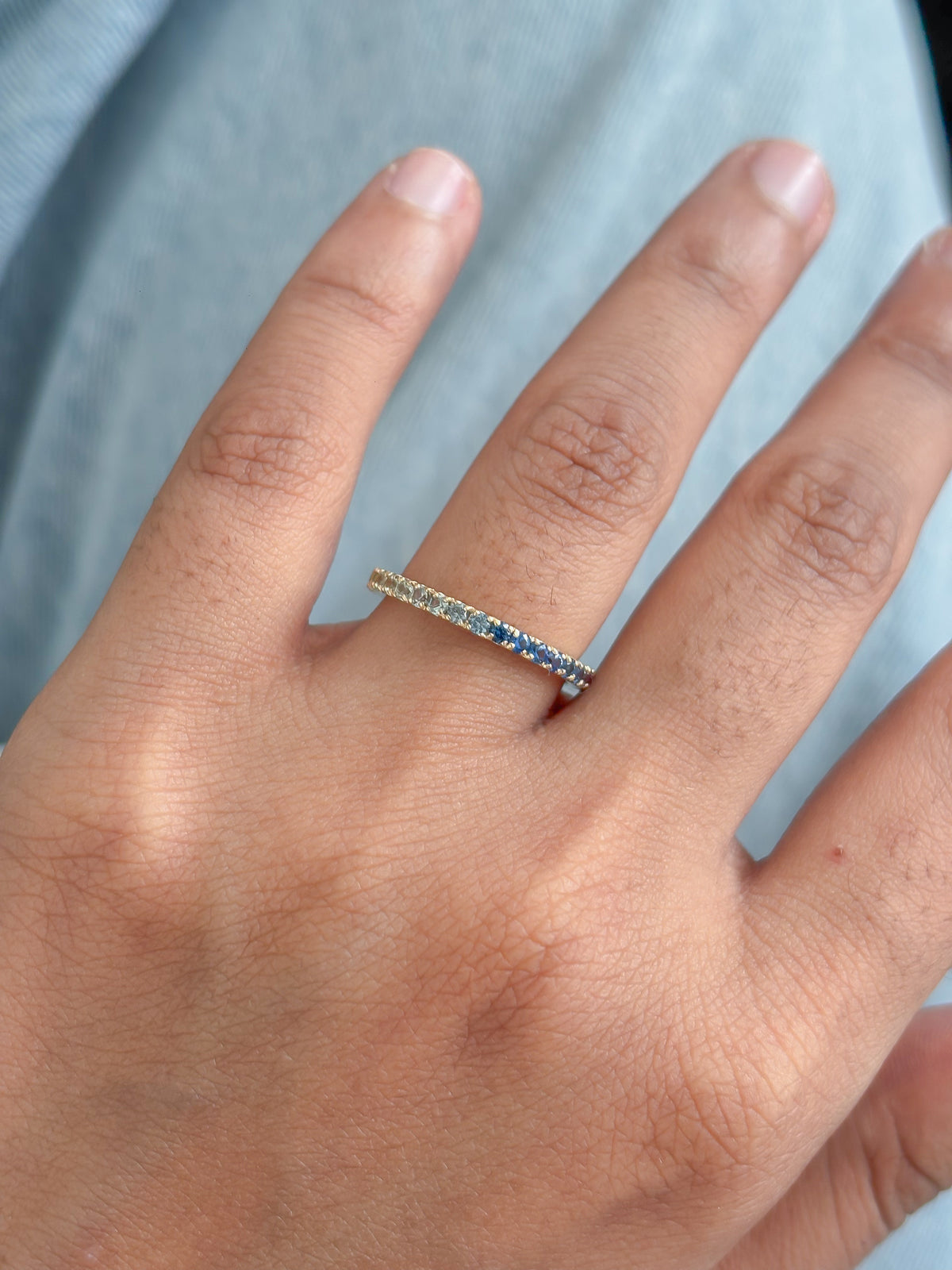 Rainbow Sapphire Ring