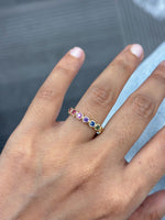 Rainbow Sapphire Ring