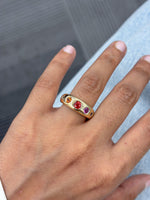 Rainbow Sapphire Ring