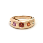 Rainbow Sapphire Ring
