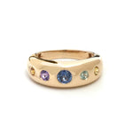 Rainbow Sapphire Ring