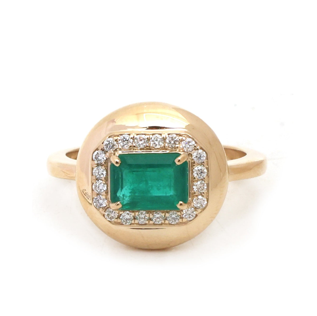 Emerald Diamond Ring