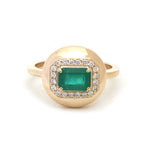 Emerald Diamond Ring