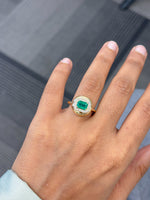Emerald Diamond Ring