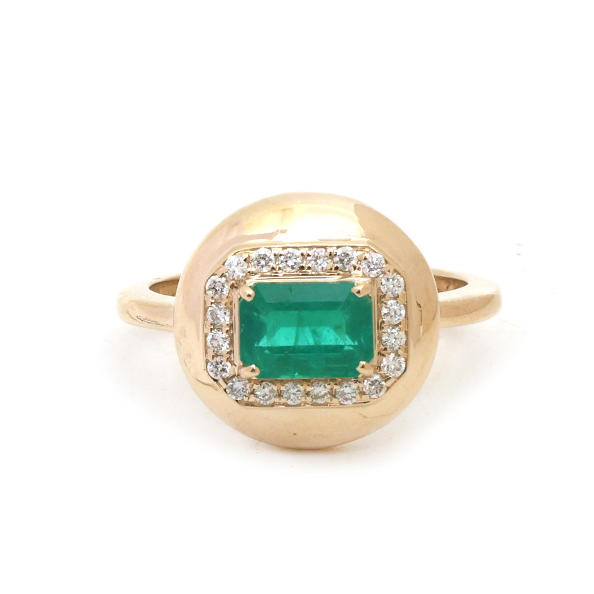 Emerald Diamond Ring