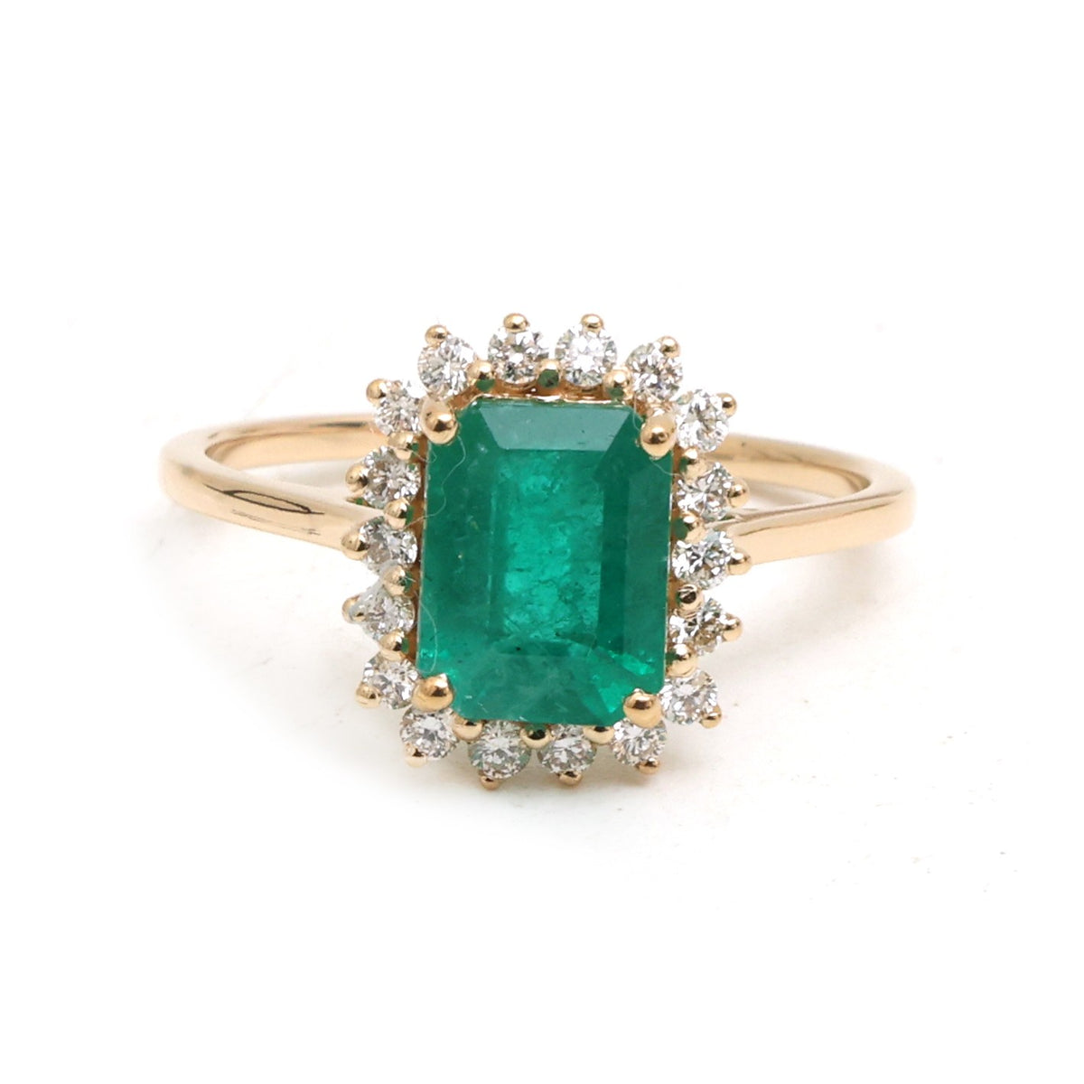 Emerald Diamond Ring