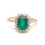 Emerald Diamond Ring