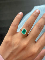 Emerald Diamond Ring