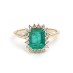 Emerald Diamond Ring