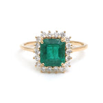 Emerald Diamond Ring