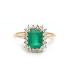 Emerald Diamond Ring
