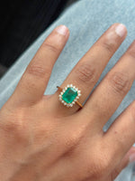 Emerald Diamond Ring