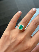 Emerald Diamond Ring