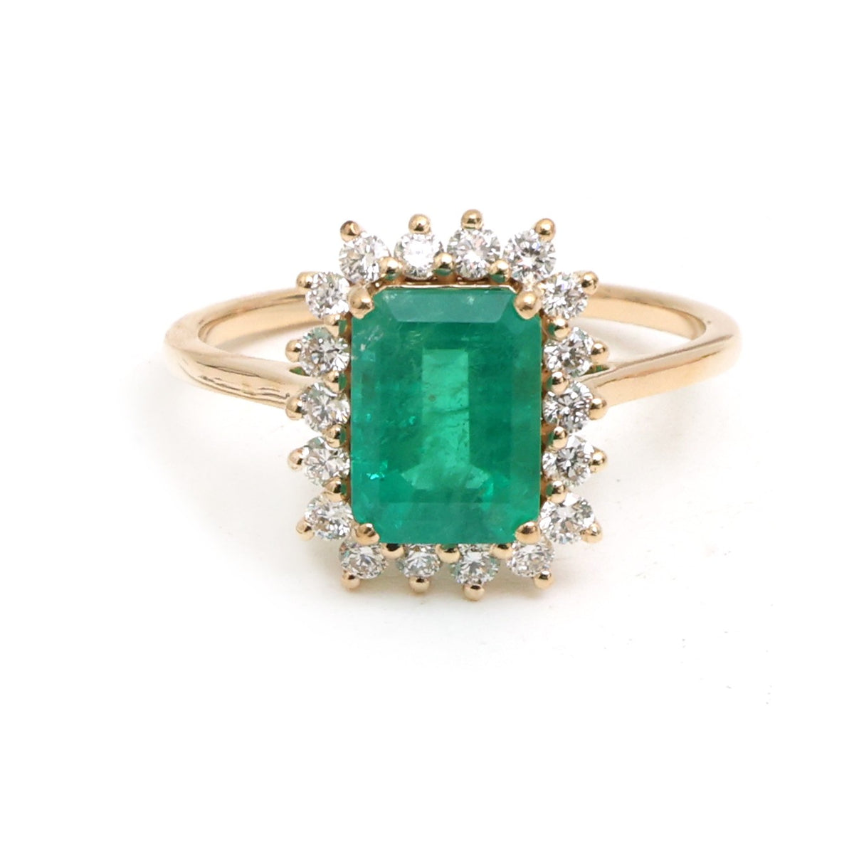 Emerald Diamond Ring