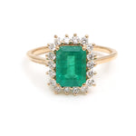 Emerald Diamond Ring