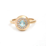 Paraiba Tourmaline Diamond Pinky Ring