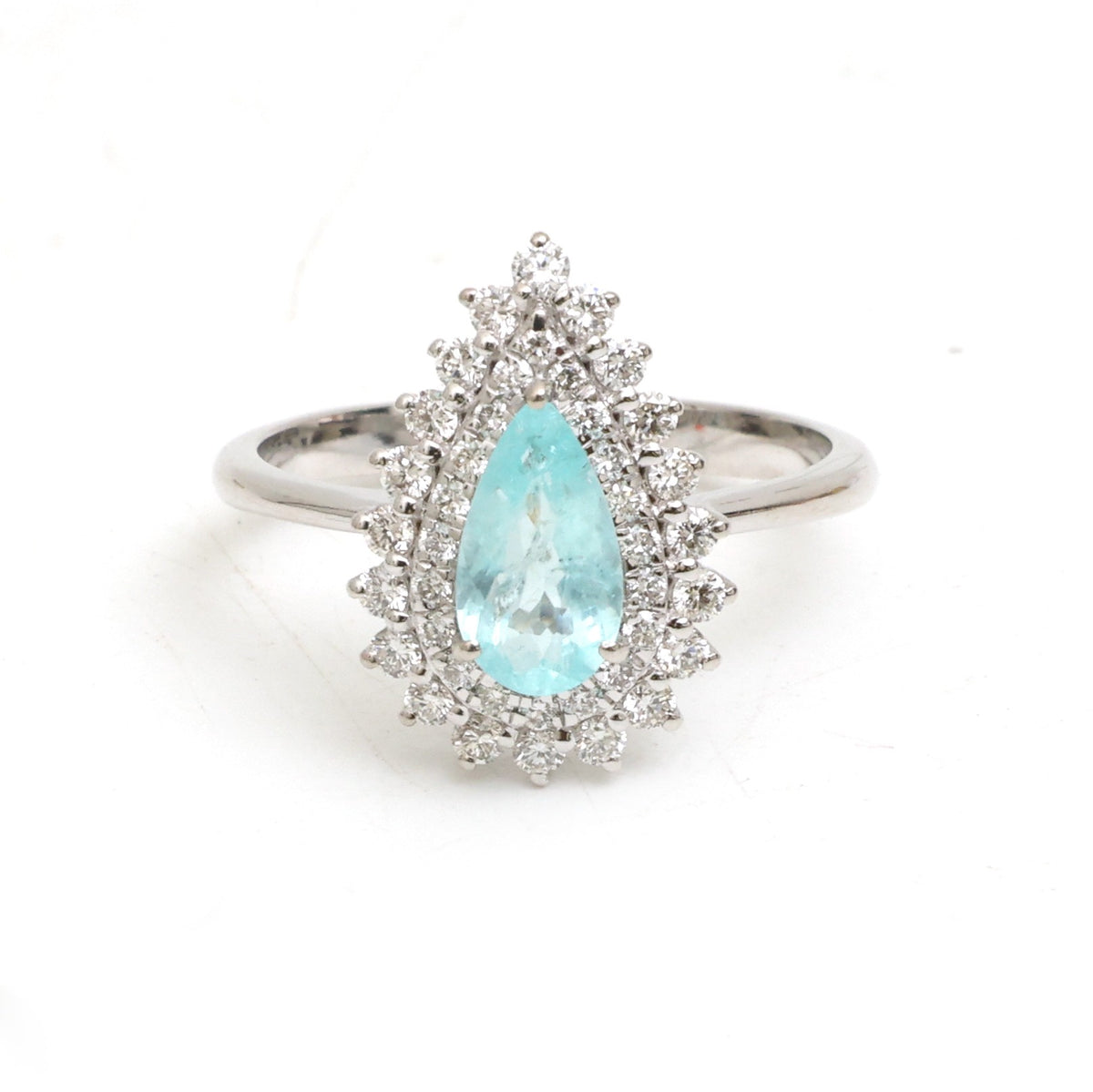 Paraiba Tourmaline Diamond Ring