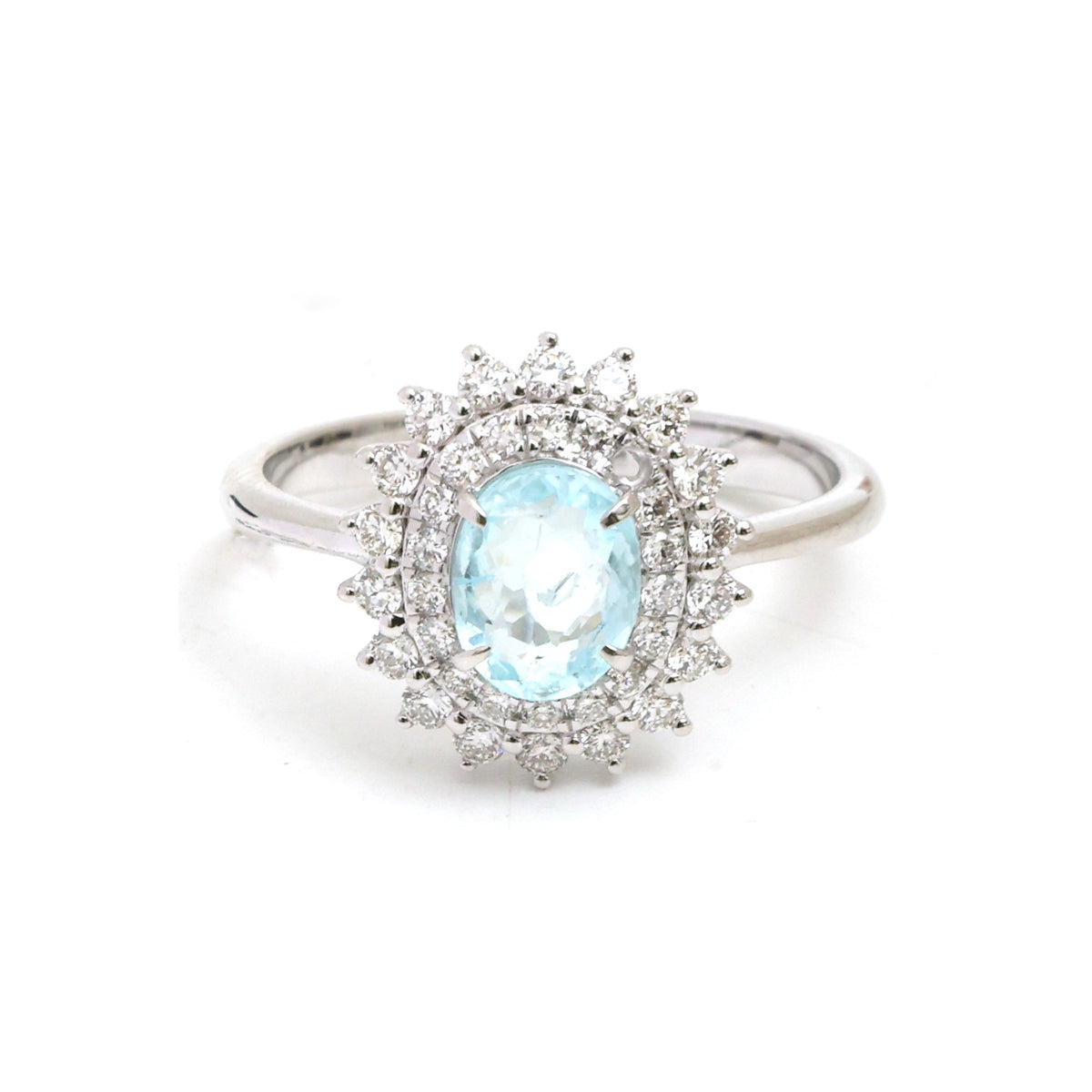 Paraiba Tourmaline Diamond Ring
