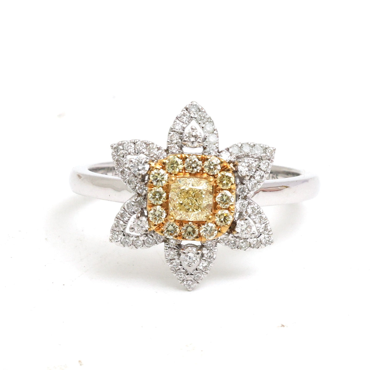Diamond Yellow Diamond Ring