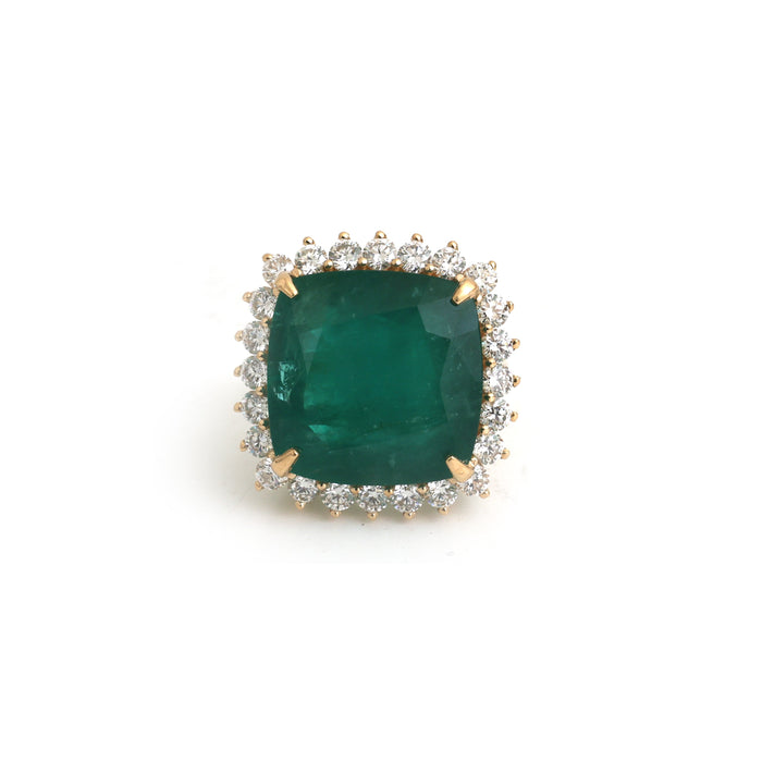 Emerald Diamond Ring