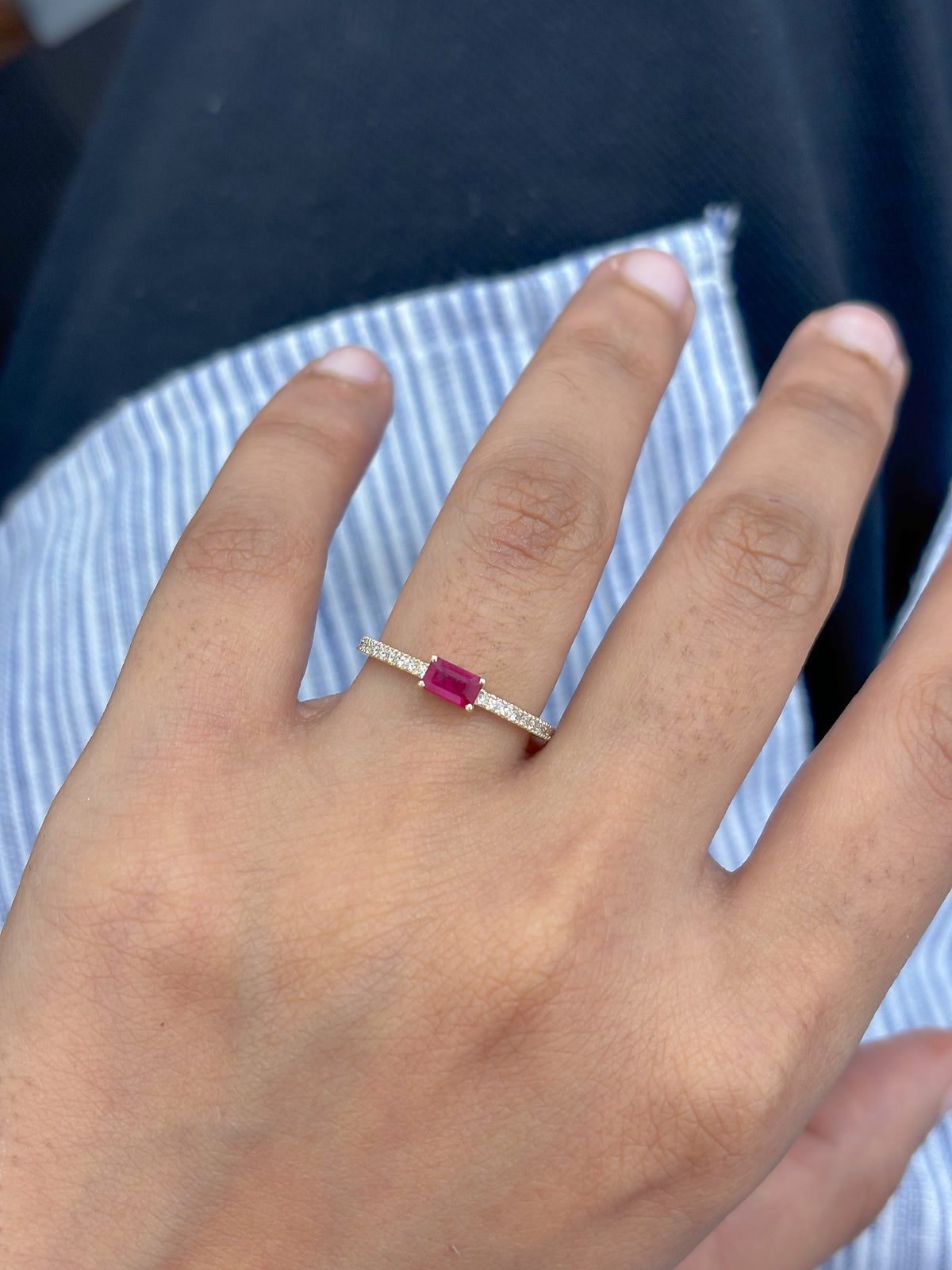 Ruby Diamond Ring