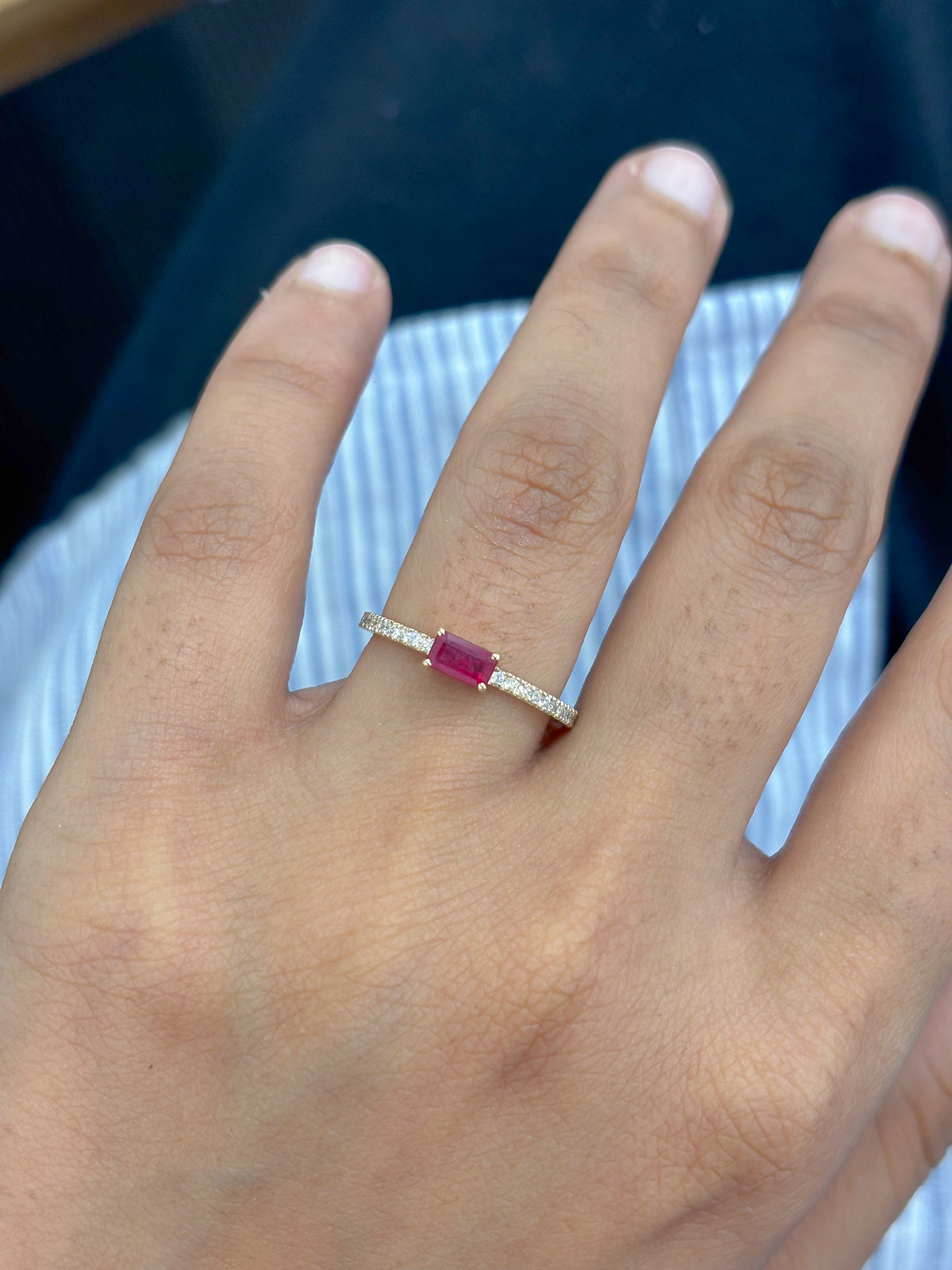 Ruby Diamond Ring