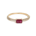 Ruby Diamond Ring