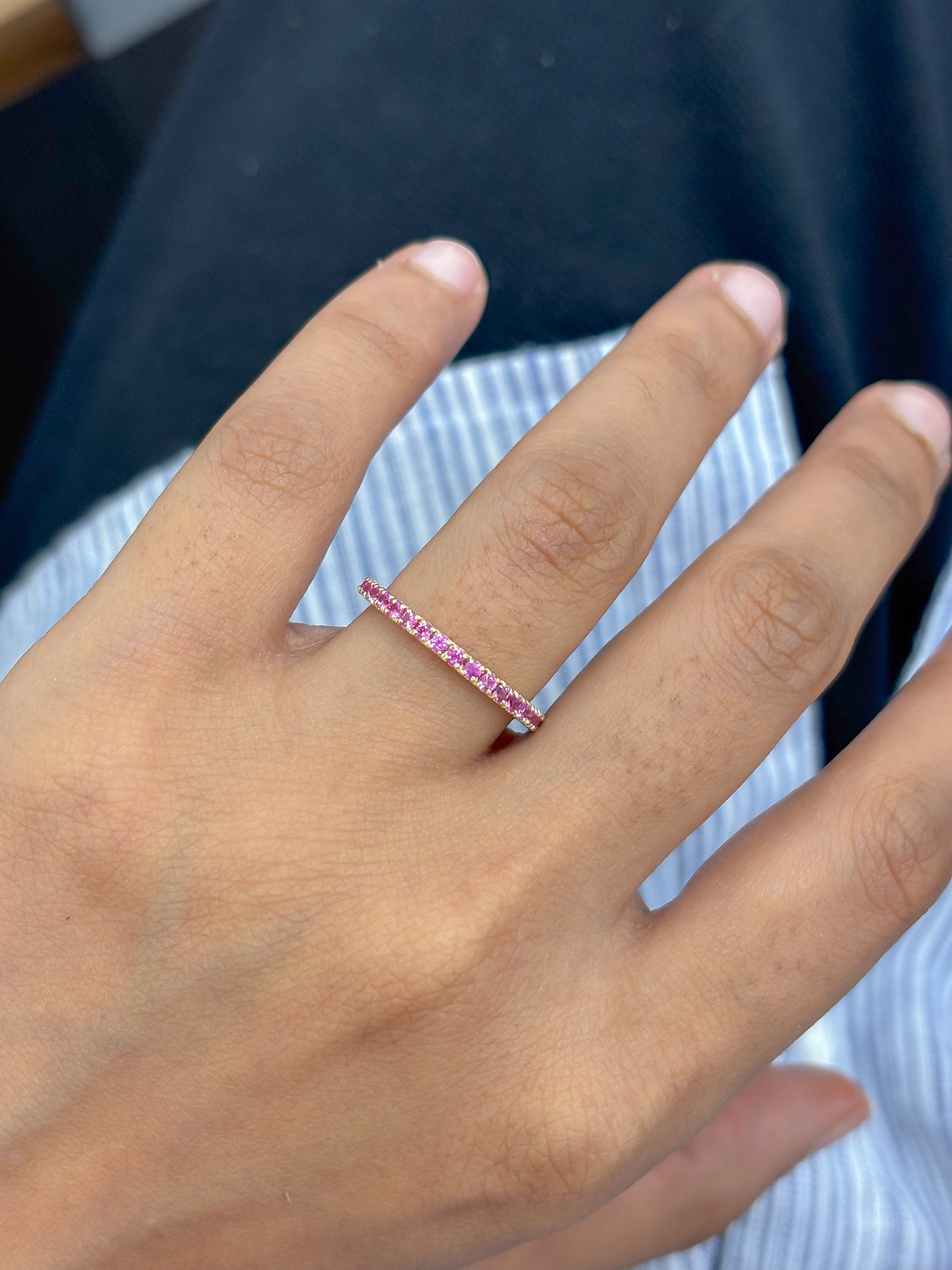 Pink Sapphire Ring