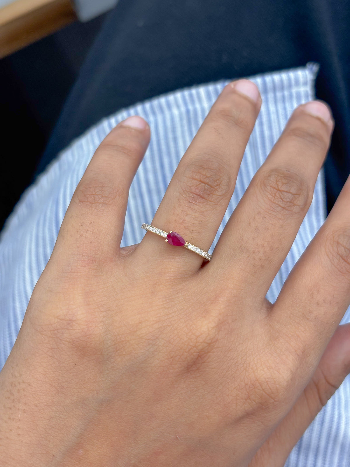 Ruby Diamond Ring