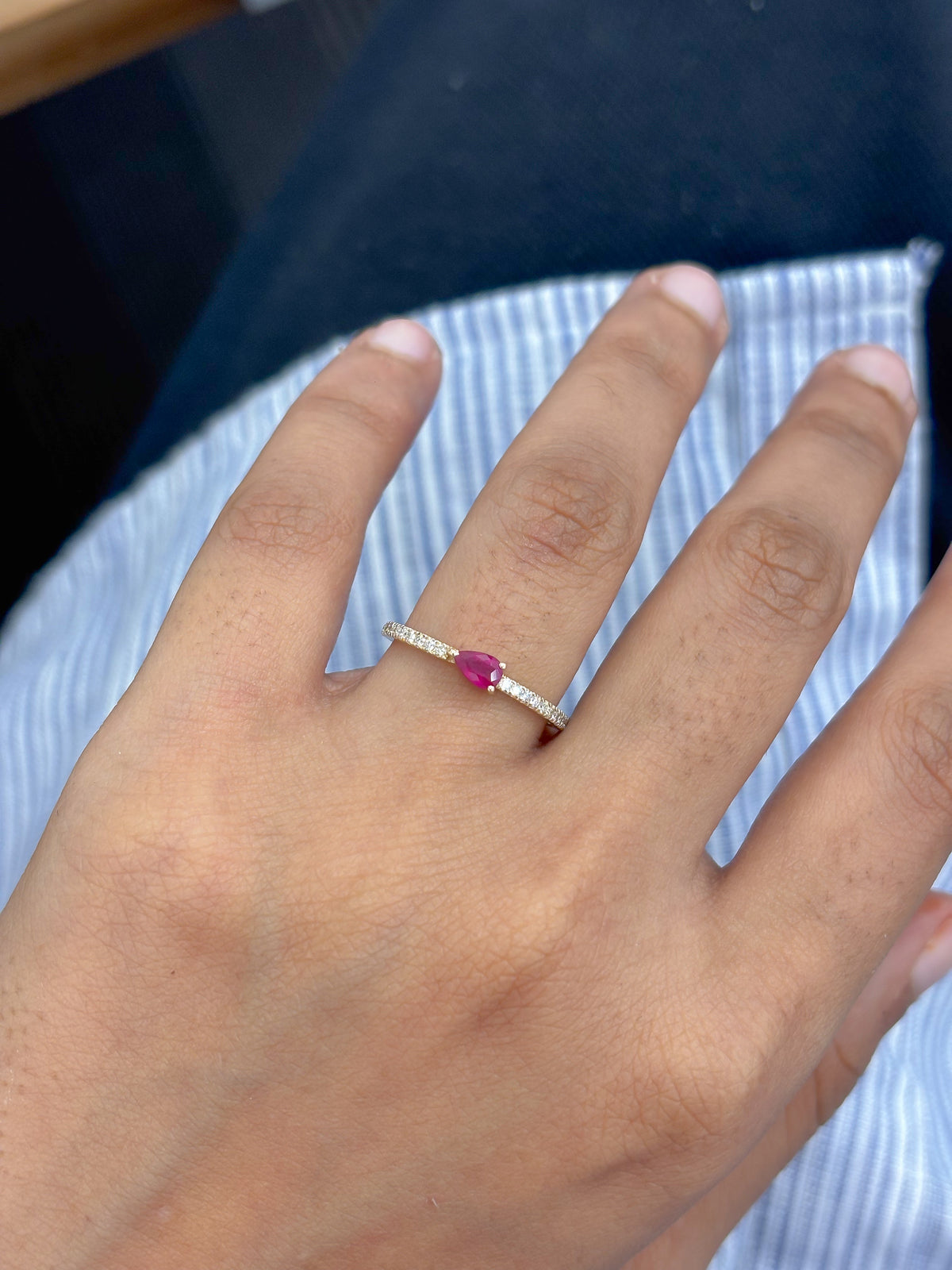 Ruby Diamond Ring