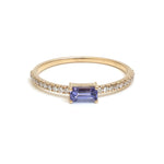 Tanzanite Diamond Ring