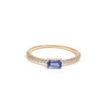 Tanzanite Diamond Ring