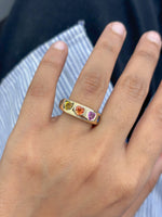 Rainbow Sapphire Ring