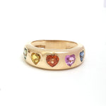 Rainbow Sapphire Ring