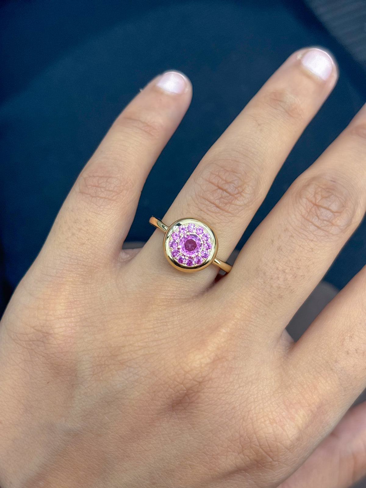 Pink Sapphire Ring
