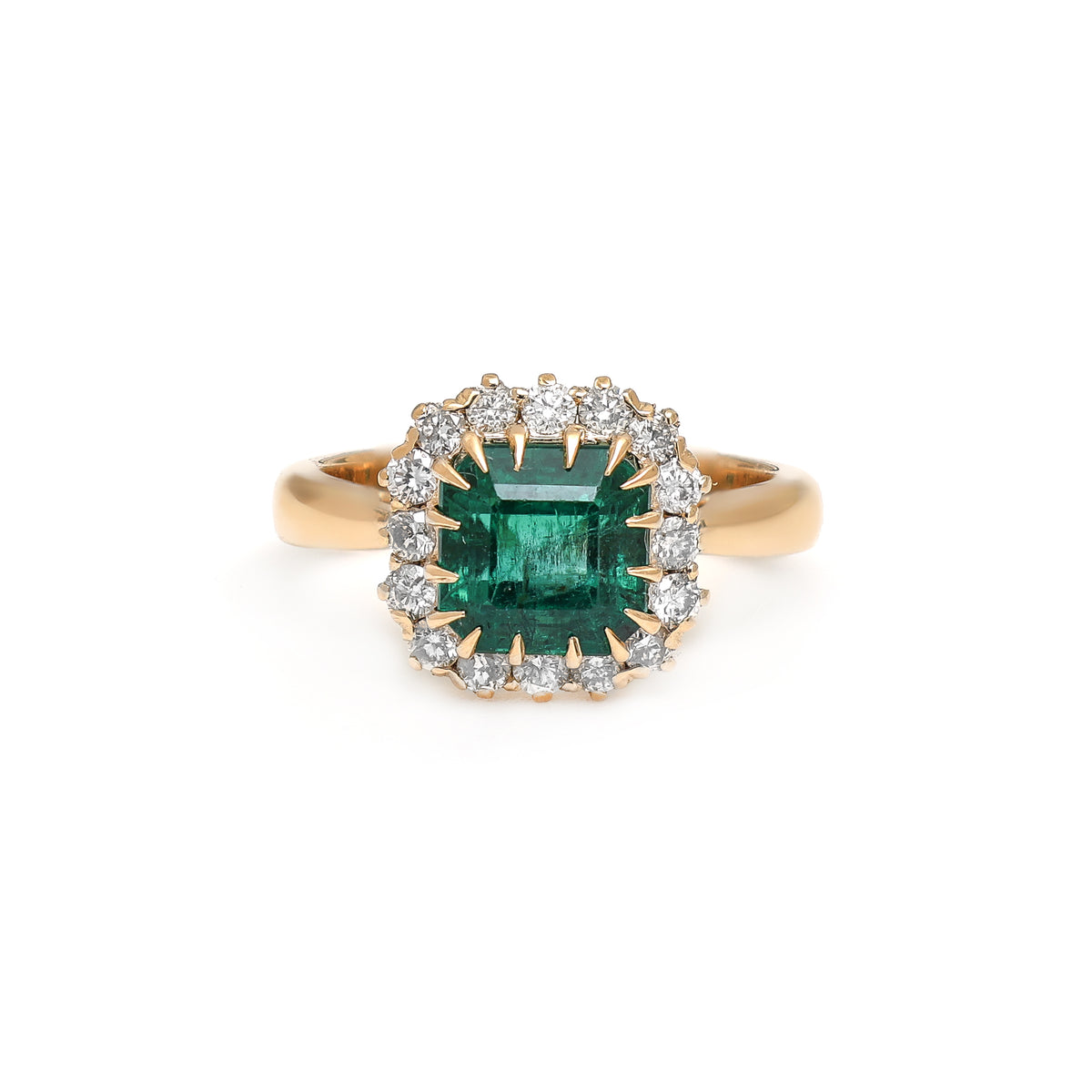 Emerald Diamond Ring