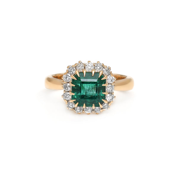 Emerald Diamond Ring