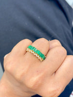 Emerald Diamond Ring