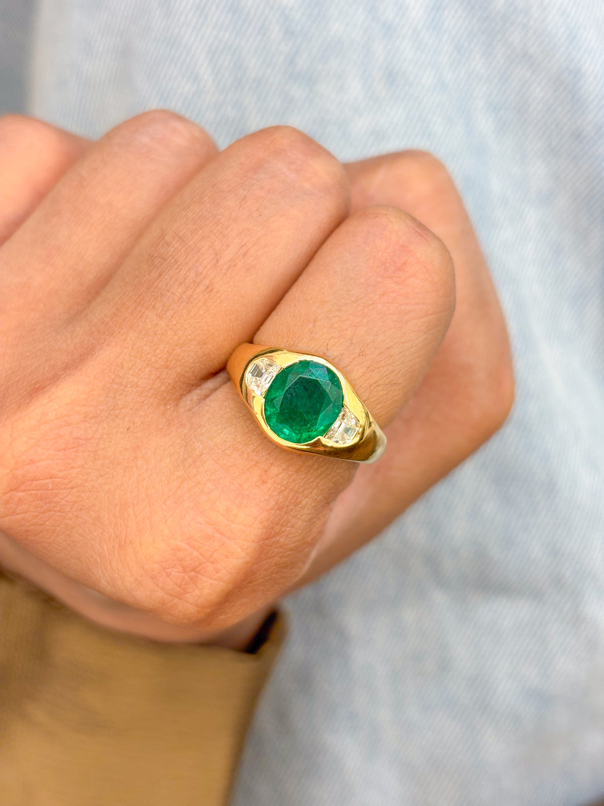 Emerald Diamond Ring