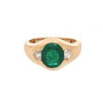 Emerald Diamond Ring